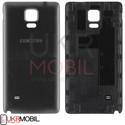 Корпус Samsung N910 Galaxy Note 4 задняя крышка (High Quality) Black - ukr-mobil.com