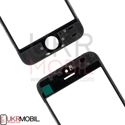 Стекло дисплея с рамкой и пленкой OCA Apple iPhone 5C, Original, Black, фото № 2 - ukr-mobil.com