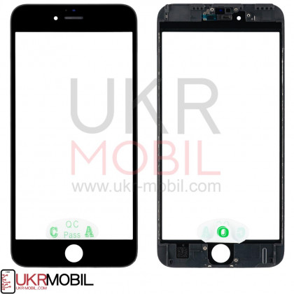 Стекло дисплея с рамкой и пленкой OCA Apple iPhone 6S Plus, Original, Black, фото № 1 - ukr-mobil.com