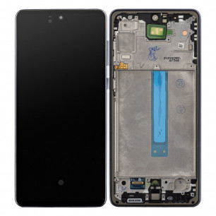 Дисплей Samsung A736 Galaxy A73 5G, с тачскрином, рамкой, OLED (BIG LCD), Black