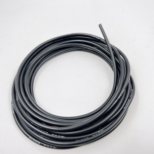 Провод силиконовый 12AWG, чёрный 1м (680х0,08 мм)