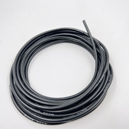 Провод силиконовый 12 AWG, чёрный 1м (680х0,08 мм), фото № 1 - ukr-mobil.com
