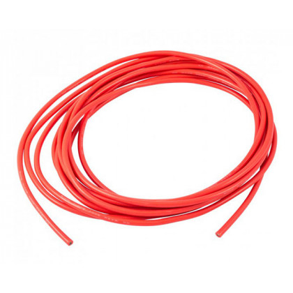 Провод силиконовый 12 AWG, красный 1м (680х0,08 мм), фото № 1 - ukr-mobil.com