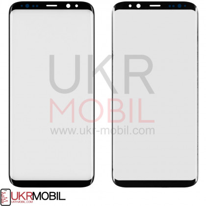 Стекло дисплея Samsung G955 Galaxy S8 Plus, Original PRC, Black - ukr-mobil.com