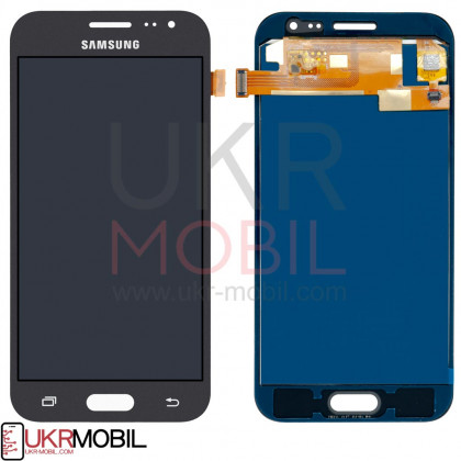 Дисплей Samsung J200, J200H Galaxy J2 duos, TFT (подсветка - original), с тачскрином, Black - ukr-mobil.com