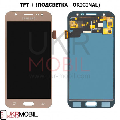 Дисплей Samsung J500 Galaxy J5 2015, с тачскрином, TFT (с регулируемой подсветкой), Gold - ukr-mobil.com