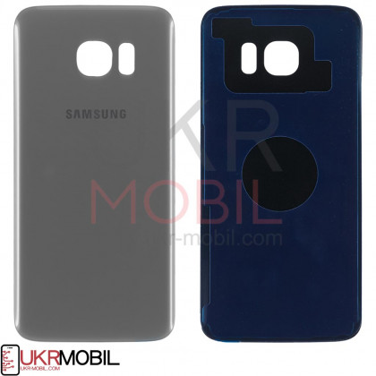 Задняя крышка Samsung G935 Galaxy S7 Edge, High Quality, Silver - ukr-mobil.com