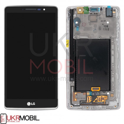 Дисплей LG H540F G4 Stylus Dual, H542 G4 Stylus, H631 G4 Stylus, H635 G4 Stylus, LS770 G4 Stylus с тачскрином, рамкой, White - ukr-mobil.com