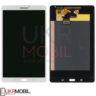 Дисплей Samsung T700 Galaxy Tab S 8.4, (версия WiFi), с тачскрином, White