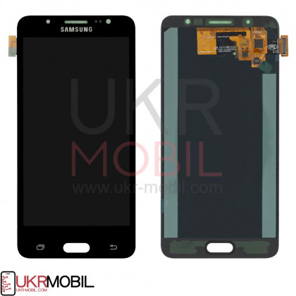 Дисплей Samsung J510 Galaxy J5 2016, с тачскрином, OLED, Black - ukr-mobil.com