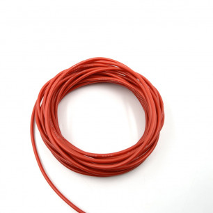 Провод силиконовый 18AWG, красный 1м (150х0,08 мм)