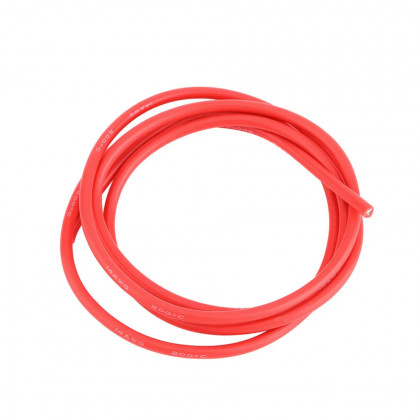 Провод силиконовый 14AWG, красный 1м (400х0,08 мм) - ukr-mobil.com