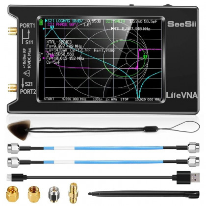 Векторный анализатор LiteVNA 64, 50 kHz-6.3 GHz