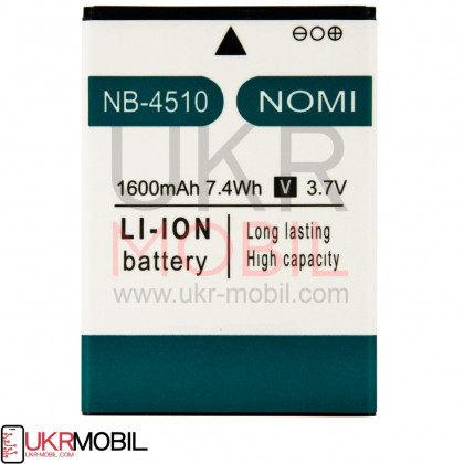 Акумулятор Nomi i4510 NB-4510 (1600mAh) - ukr-mobil.com