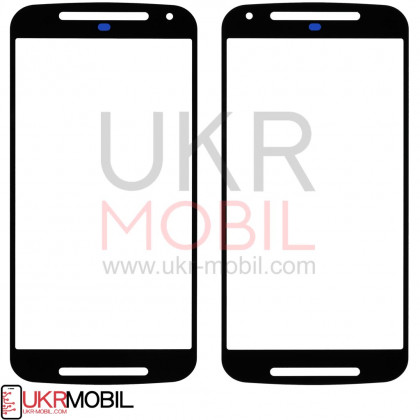 Стекло дисплея Motorola Moto G2 XT1068, Black - ukr-mobil.com