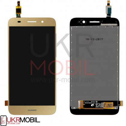 Дисплей Huawei Y3 2017 (CRO-U00), Y5 Lite 2017 (CRO-L22, CRO-L02) с тачскрином, Gold - ukr-mobil.com