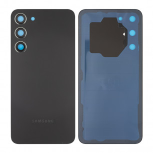 Задняя крышка Samsung S916 Galaxy S23 Plus, с стеклом камеры, Original PRC, Phantom Black