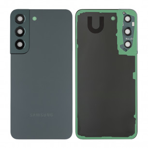 Задняя крышка Samsung S901 Galaxy S22, с стеклом камеры, Original PRC, Green