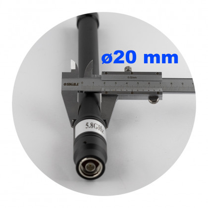 Антенна всенаправленная, 5.8 GHz (5725-5850 MHz), 50W, 3-5 dBi, Ø20 mm, 30 см, N-J, для jamming оборудования, фото № 3 - ukr-mobil.com