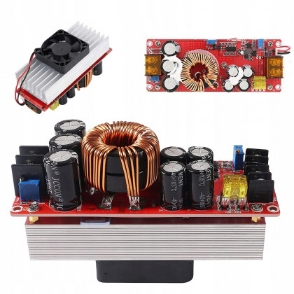 Повышающий преобразователь (DC-DC) с регулировкой напряжения от 10-60V до 12-90V, 40A, 1800W, фото № 3 - ukr-mobil.com