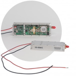 Модуль помех (jammer) 500-600 MHz, Gan 50W, 47 dBm, SMA