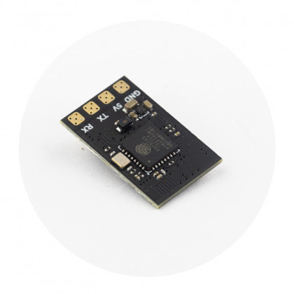 Приемник ELRS 433 MHz (370-500 MHz), ESP8285, LR1121, с антенной Immortal T, фото № 2 - ukr-mobil.com