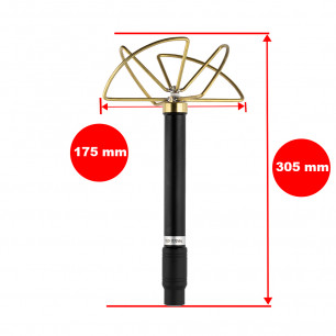 Антенна клеверная для средств РЭБ, 1020-1170 MHz, 100W, N-J