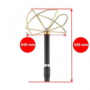 Антенна клеверная для средств РЭБ, 720-850 MHz, 100W, N-J