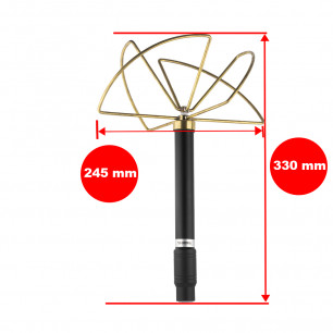 Антенна клеверная для средств РЭБ, 700-800 MHz, 100W, N-J