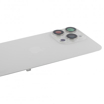 Задняя крышка Apple iPhone 15 Pro Max, с стеклом камеры, с магнитом, Original PRC, White Titanium, фото № 2 - ukr-mobil.com