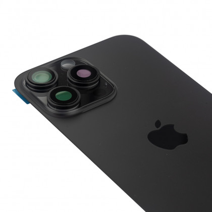 Задняя крышка Apple iPhone 16 Pro Max, с стеклом камеры, с магнитом, Original PRC, Black Titanium, фото № 2 - ukr-mobil.com