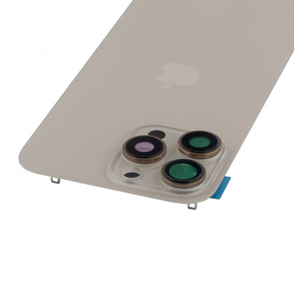 Задняя крышка Apple iPhone 16 Pro Max, с стеклом камеры, с магнитом, Original PRC, Desert Titanium, фото № 3 - ukr-mobil.com