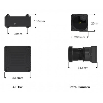 Камера для дрона FPV Caddx Infra IRC-210SL, 1500TVL, 4:3/16:9, (аналоговая инфракамера), фото № 4 - ukr-mobil.com