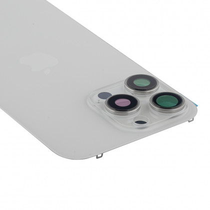 Задняя крышка Apple iPhone 16 Pro Max, с стеклом камеры, с магнитом, Original PRC, White Titanium, фото № 3 - ukr-mobil.com