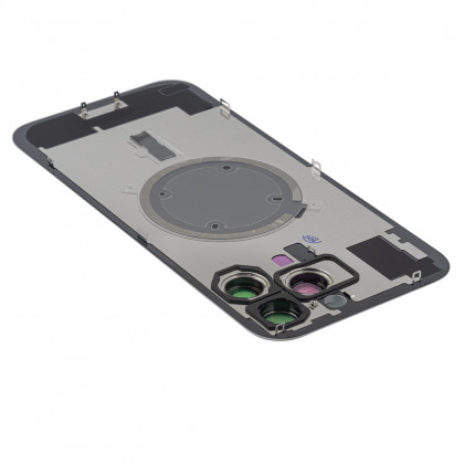Задняя крышка Apple iPhone 16 Pro Max, с стеклом камеры, с магнитом, Original PRC, White Titanium, фото № 4 - ukr-mobil.com