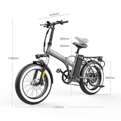 Электровелосипед COSWHEEL F1 Black, 10AH, 48V/500W, фото № 3 - ukr-mobil.com