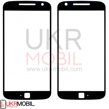 Стекло дисплея Motorola Moto G4 Plus XT1642, Black - ukr-mobil.com