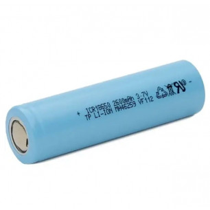 Аккумулятор Tenpower ICR18650, 2600 mAh, 3.7 V, ток рaзряда (max): 10A, 18650