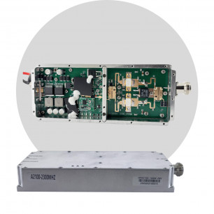 Модуль помех (jammer) 2100-2300 MHz, Gan 100W, 50 dBm, N_J