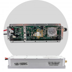 Модуль помех (jammer) 1.7 GHz (1680-1980 MHz), Gan 50W, 47 dBm, SMA