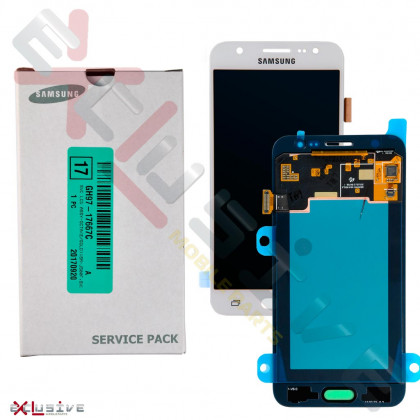 Дисплей Samsung J500 Galaxy J5 2015 GH97-19466A (SERVICE PACK) с тачскрином White - ukr-mobil.com