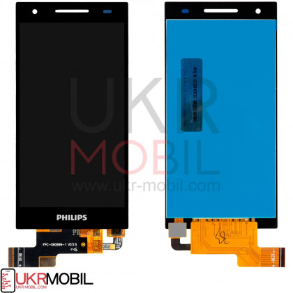 Дисплей Philips S396, с тачскрином, Black - ukr-mobil.com