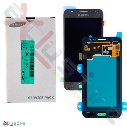 Дисплей Samsung J500 Galaxy J5 2015 GH97-19466C (SERVICE PACK) с тачскрином Black - ukr-mobil.com