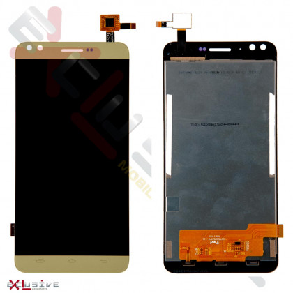 Дисплей Prestigio MultiPhone 3504 Muze C3 с тачскрином, Gold - ukr-mobil.com