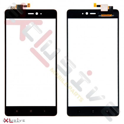 Сенсор (тачскрин) Xiaomi Mi4c, Mi4i, Black - ukr-mobil.com
