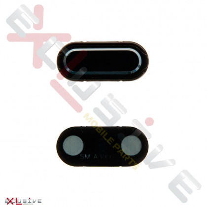 Кнопка Home Samsung A300 Galaxy A3, A500 Galaxy A5, A700 Galaxy A7, (пластик), Black - ukr-mobil.com