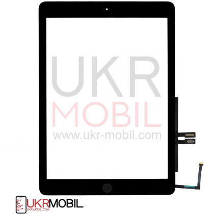 Сенсор (тачскрин) Apple iPad 9.7 2018 (A1893, A1954), с кнопкой HOME, Original, Black, фото № 3 - ukr-mobil.com