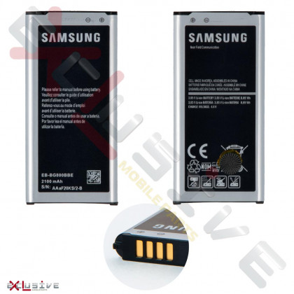 Аккумулятор Samsung G800 Galaxy S5 Mini EB-BG800CBE (2100 mAh)