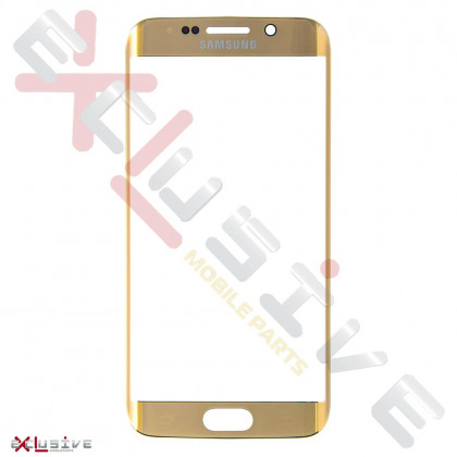 Стекло дисплея Samsung G925 Galaxy S6 Edge, Gold, фото № 1 - ukr-mobil.com