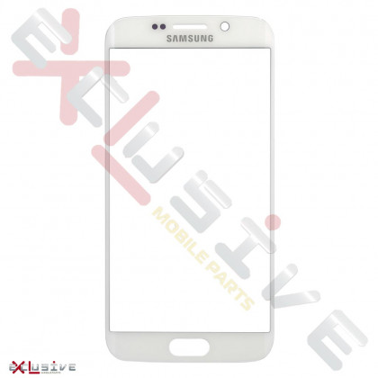 Стекло дисплея Samsung G925 Galaxy S6 Edge, White